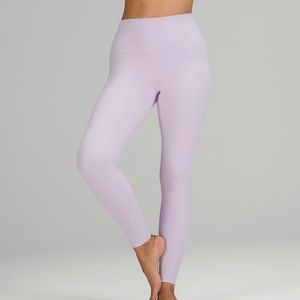 purple double lined lululemon leggings